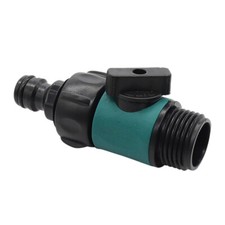 Plastic Valve with 3/4 Inch Male Thread Connector Car Wash Garden Irrigatio E9W5