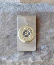 Remington 12 Gauge Shotgun Shell Bullet Money Clip Trap Shooting,Skeet Shooting 