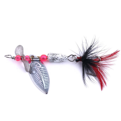 15PCS Casting Fishing Lures Spinnerbait Spoon Bait 6.7cm/4.7g Metal Blade Bass - Picture 4 of 7