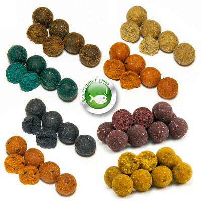 Karpfen Boilies 20mm Tintenfisch Heilbutt Thunfisch Mais Blutwurm Krill Hakenköder Handy Pack