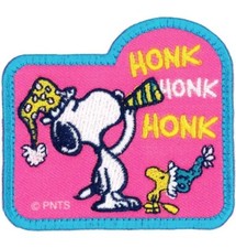 Peanuts Snoopy Woodstock party embroidery patch wappen