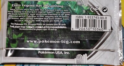Pokemon EX Legend Maker Booster Pack 820650103605| eBay