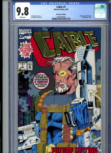 Kabel #1 (1993) Marvel CGC 9.8 weiß Zeitungsstand Ausgabe