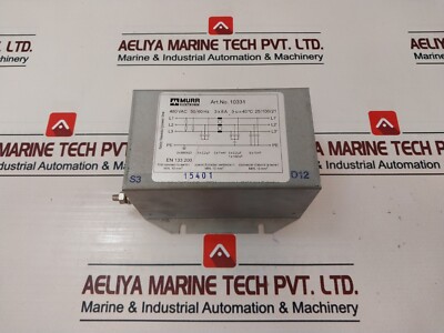 MURR ELEKTRONIK 10331 Power Line Filter 480V AC EN 133 200