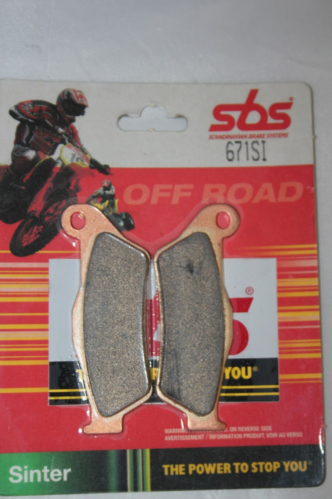 Plaquette de frein SBS 671 SI pour stopper efficacement votre BMW Enduro