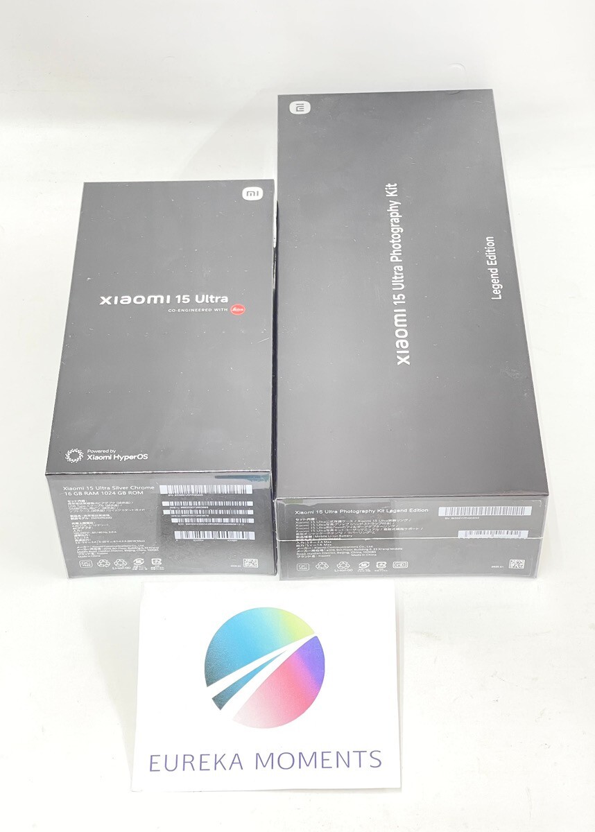 Xiaomi 15 Ultra Silver Chrome 16GB 1TB Unlocked + Photography Kit