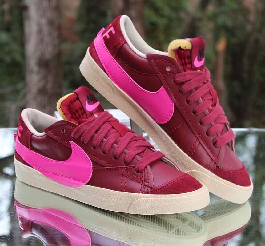 Nike Blazer Low 77 Jumbo Women's Size 12 Burgundy Pink Nike Blazer Low 77 Jumbo Women's Size 12 Burgundy Pink