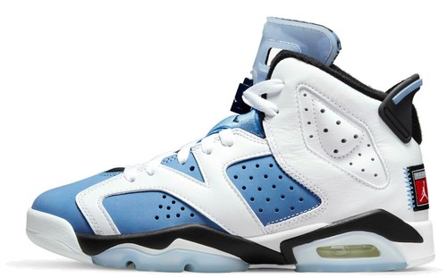 Air Jordan 6 UNC Retro White University 
