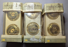 New Kwikset Society Brass Collection Deadbolt...