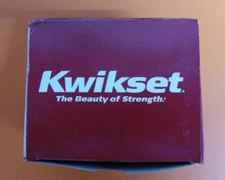 Kwikset Iron Black Single Cylinder Traditional Round Deadbolt Door 980-514S
