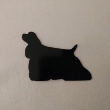 Cocker Spaniel Refrigerator magnet black silhouette Made in the USA