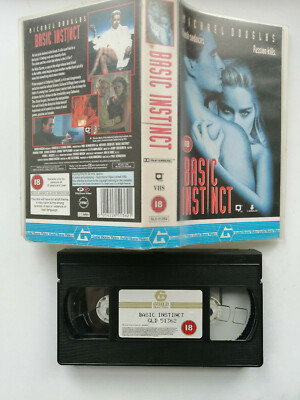Basic Instinct VHS Video 1992 Neo Noir Erotic Thriller Michael Douglas