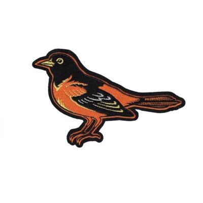 1998-2008 Baltimore Orioles Alternate Black Bird Team Logo Sleeve Patch