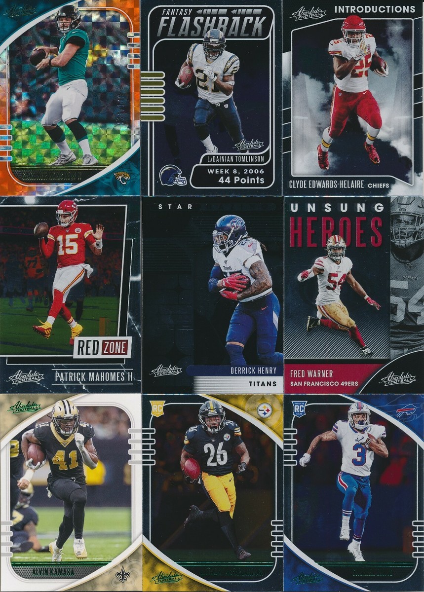 2020 Panini ABSOLUTE Football INSERTS/GREEN/ORANGE MOSAIC (1-200) Pick From List