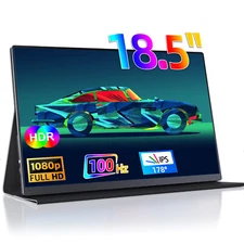 UPERFECT Portable Monitor 18.5" 100Hz Gaming Monitor 1920x1080 USB-C HDMI for PS