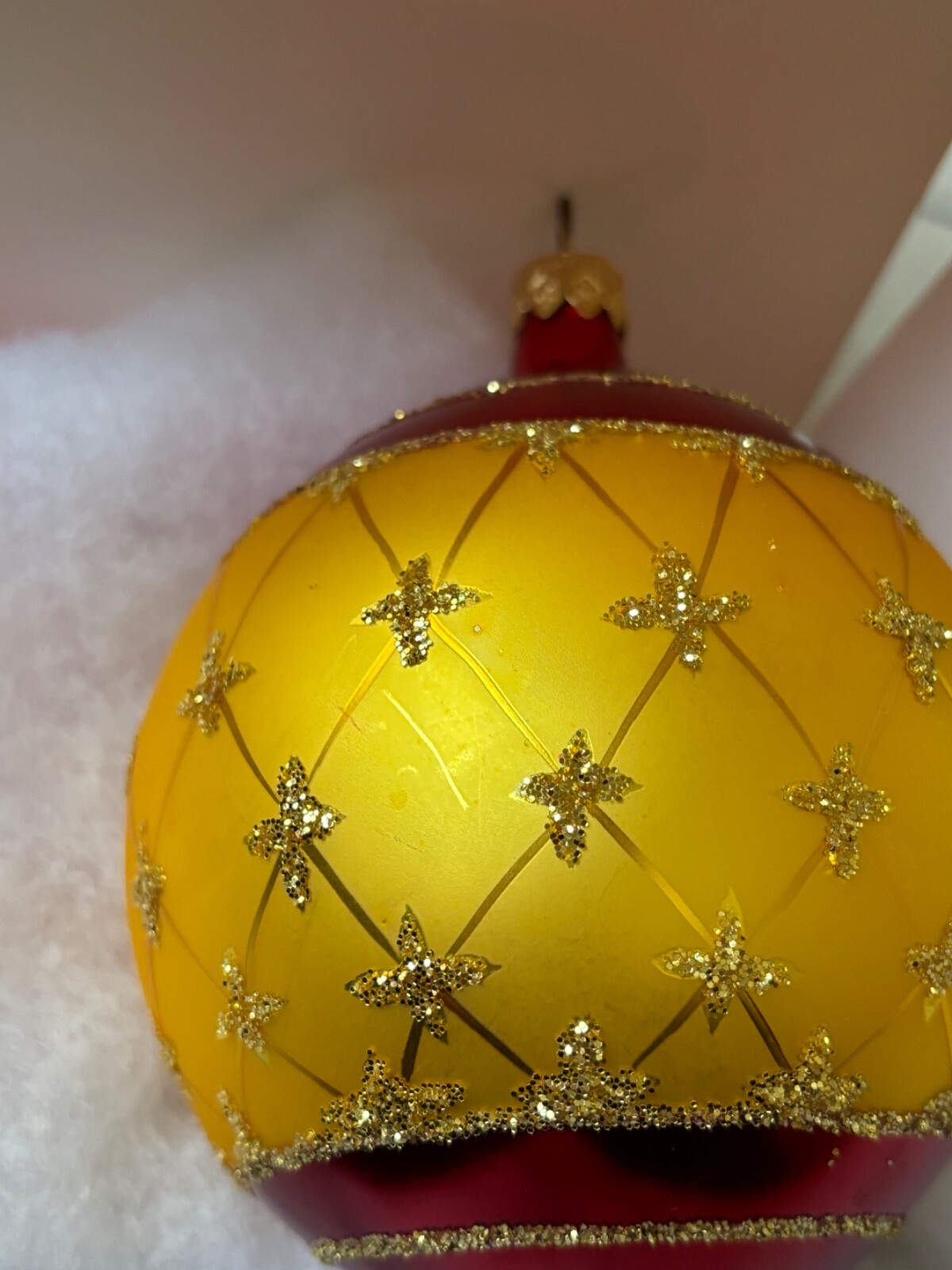 Vintage Radko Ornament "Faberge" teardrop drop spire ball eBay