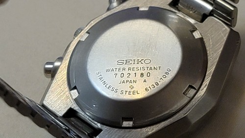 Vintage Seiko Ref: 6139-7080 Stainless Steel Chronograph Automatic Men's Watch - Picture 7 of 11