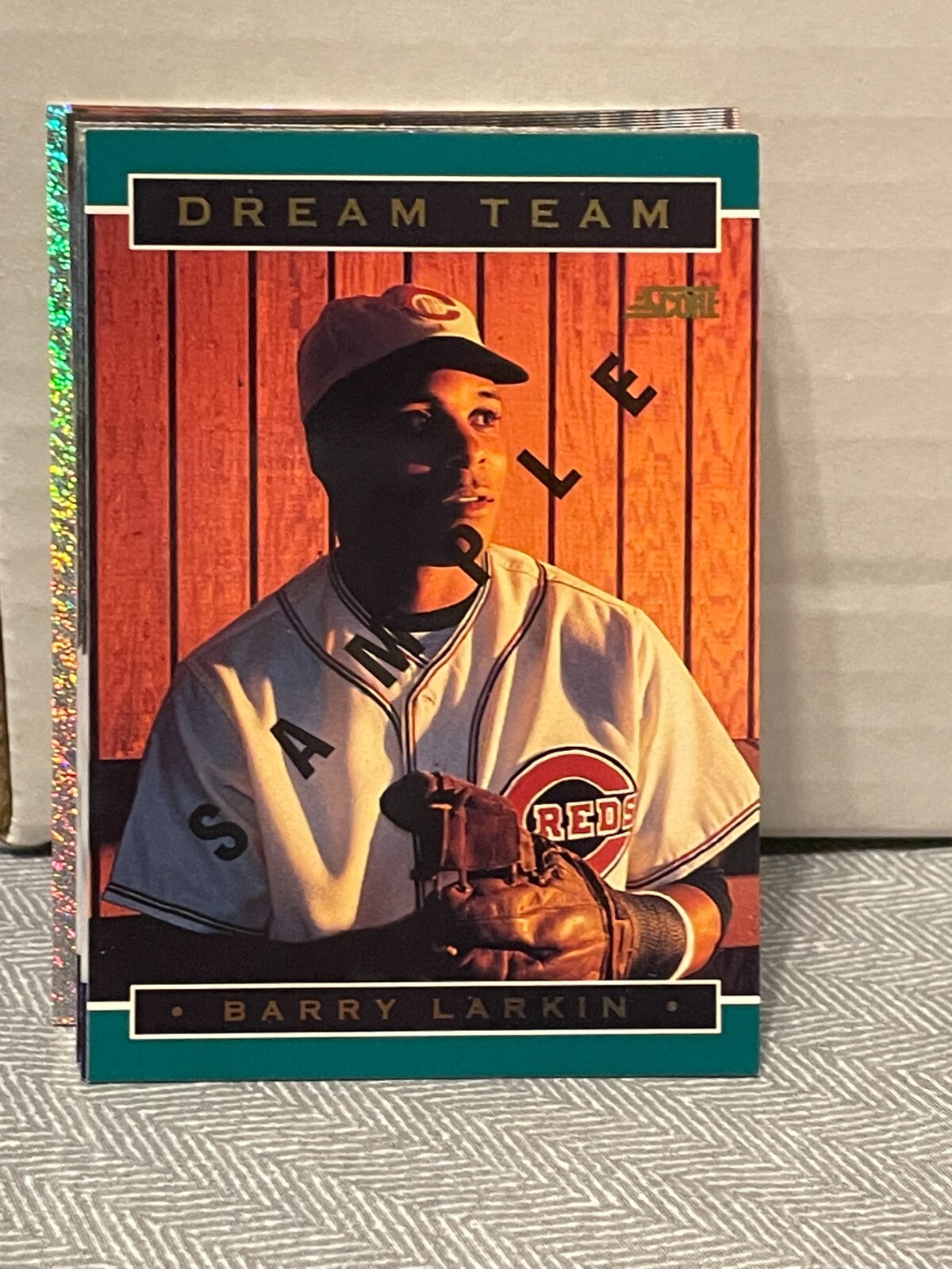 1994 Score Dream Team #S5 Barry Larkin Sample REDS! MK11