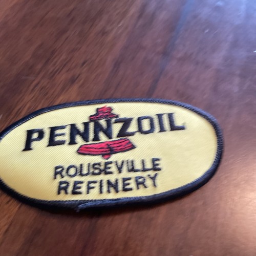 Vtg Pennzoil Oil Company Logo Iron-On Patch Rouseville Refinery - Picture 3 of 10