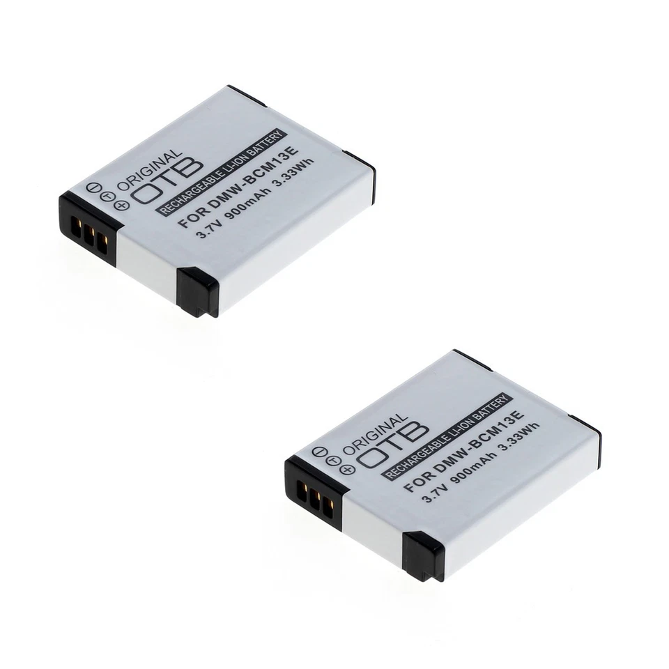 OTB, PATONA 2 Stück Ersatzakku für Panasonic Lumix DMC-TZ60 DMC-TZ61 DMC-TZ71 DC-FT7