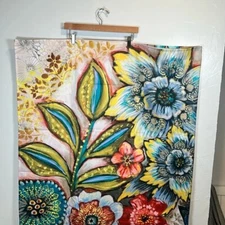 Laural Home Floral Shower Curtain Boho Boutique Floral 71” x 72”