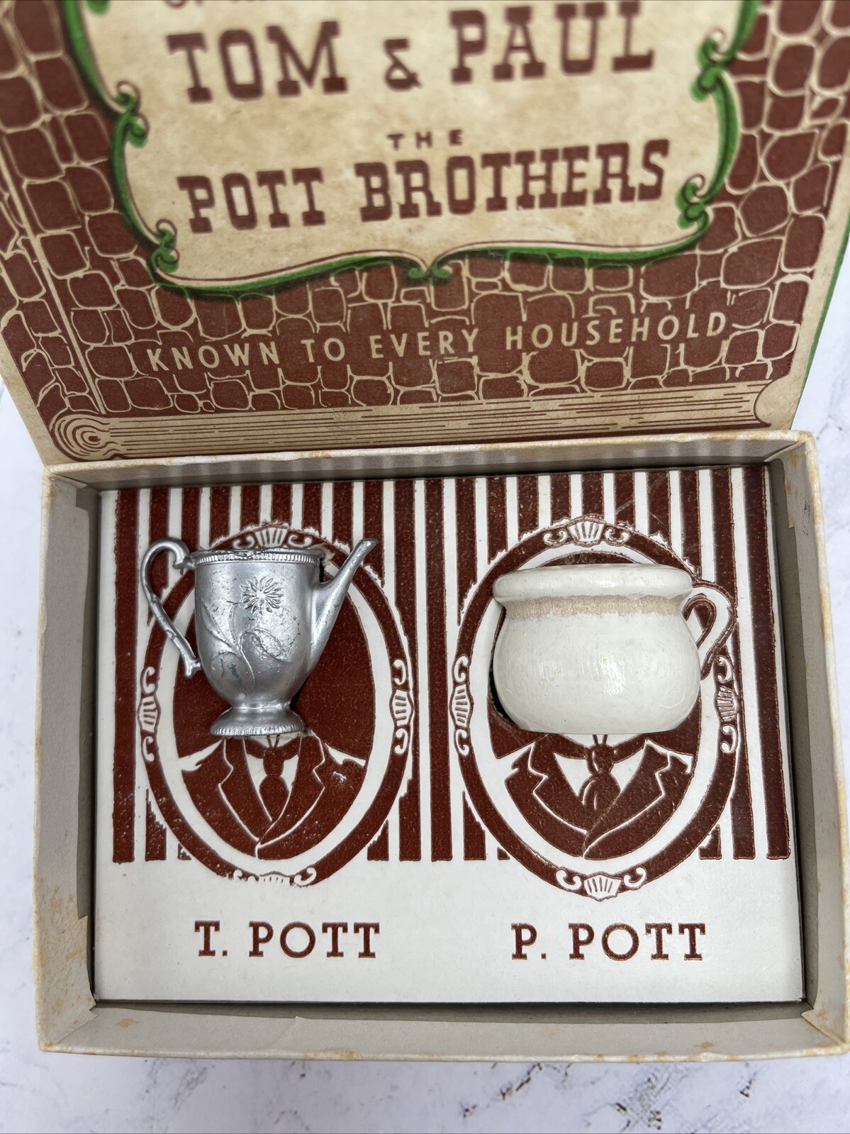 Vtg. 1940 H Fishlove & Co-Tom & Paul-The Pott Brothers #737 USA T Pott & P Pott