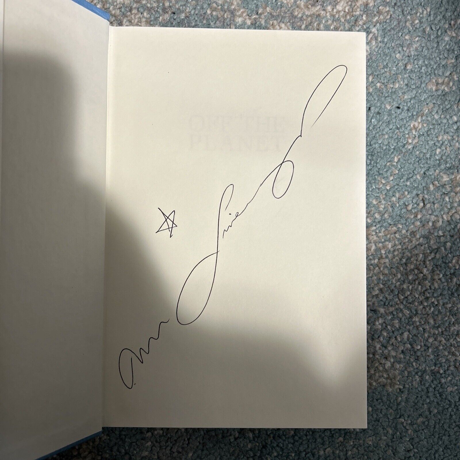 Jerry M. Linenger Autographed Off The Planet Hardcover Book