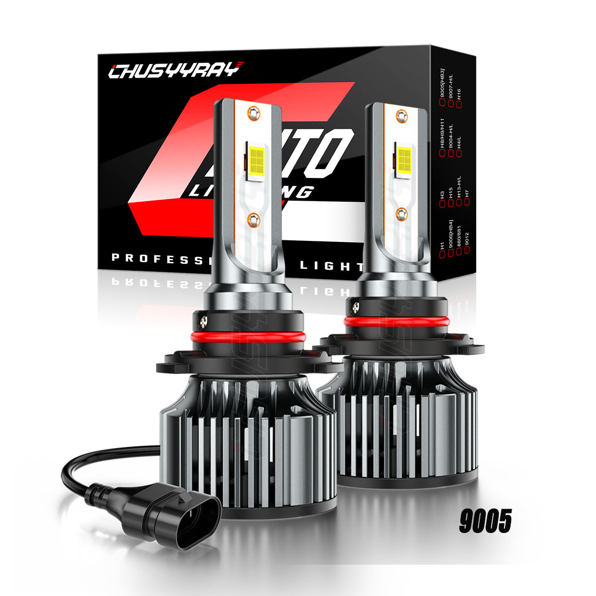 For 2020 2021 Kia Telluride Front LED Headlight Bulbs High Beam & Low Beam Kit
