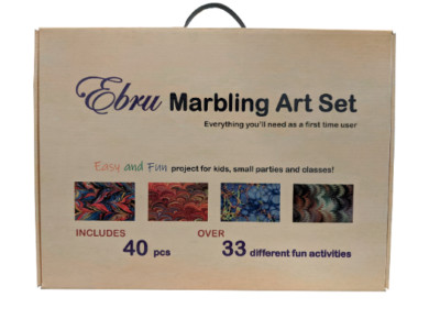 Marbling (Ebru) Paint 9 Colors- Ready Paints Set