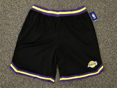 Nba Los Angeles Lakers para hombre Baloncesto Pantalones Cortos Negro S  Pequeño Ultra Juego Nuevo | eBay