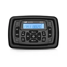 GUZARE Marine Stereo Bluetooth Waterproof Boats Golf Cart Radio Digital Media...