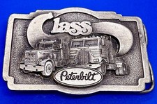 Peterbilt Class Motors Co. American Truck Manufacturer 1978 Tonkin Belt Buckle