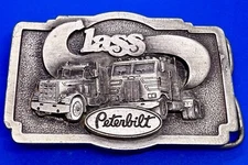 Peterbilt Class Motors Co.  American Truck Manufacturer 1978 Tonkin Belt Buckle