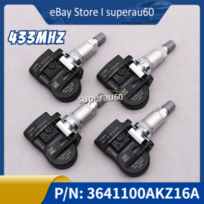 4X TPMS Tire Pressure Monitoring Sensor for GREAT WALL HAVAL H6 M6 3641100AKZ16A