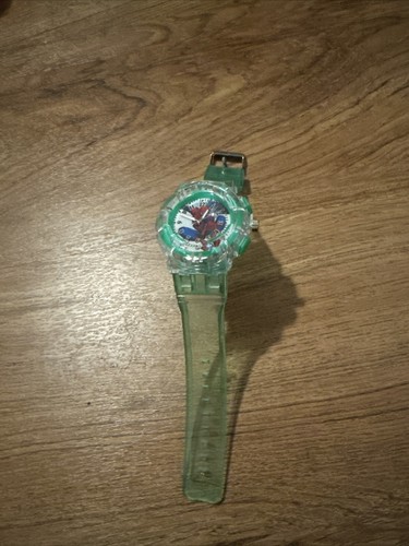 Orologio Bambini Super Hero Spiderman Bambini LED Lampeggiante Luci Multicolore - Foto 9 di 15