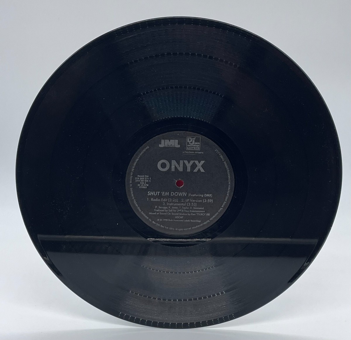 ONYX - SHUT 'EM DOWN / RAZE IT UP (VINYL 2EP) 1998 Def Jam