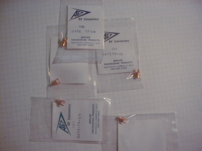 AEP Gold SMC (F), 5 hole PCB mount, 5 ea., NOS