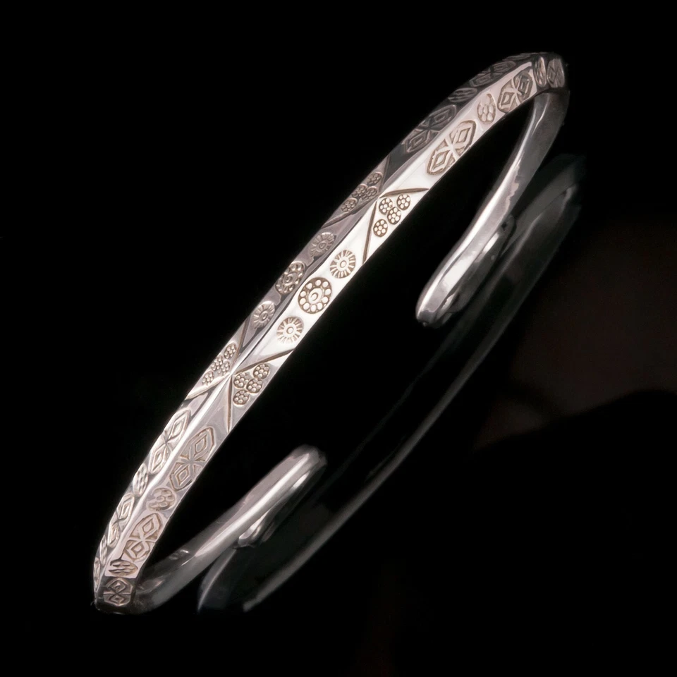 Echt 925 Silber Armreif Armspange Wikinger Kelten Damen Schmuck Armband offen - Bild 2 von 4