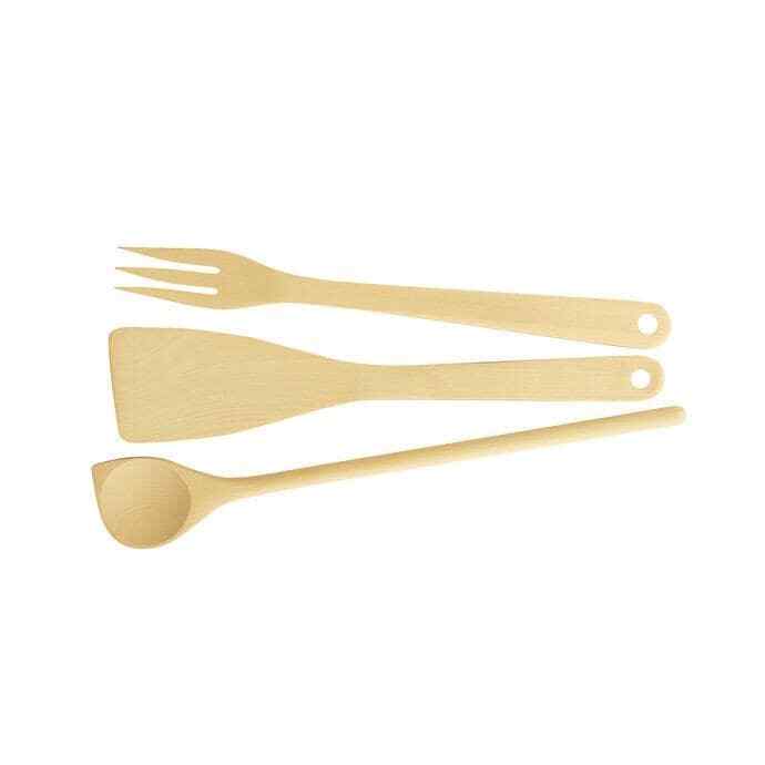Tescoma Woody Set Wood Composed of Shovel Fork and Spoon