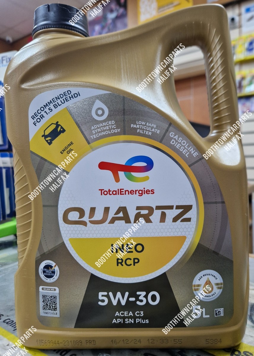 TotalEnergies Quartz Ineo RCP 5w-30 Advanced Synthetic Engine Oil