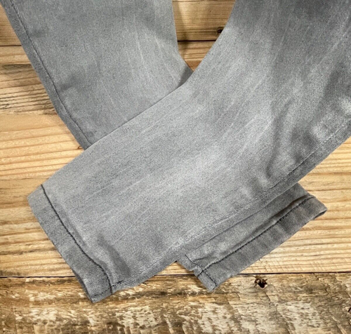 Justice Gray Girls 14 Slim Mid Rise Legging Jeans Stretchy Denim Pants Bottoms - Picture 4 of 8