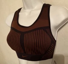 NIKE FE/NOM FLYKNIT HIGH SUPPORT SPORTS TRAINING BRA SMALL  AJ4047-273 NEW