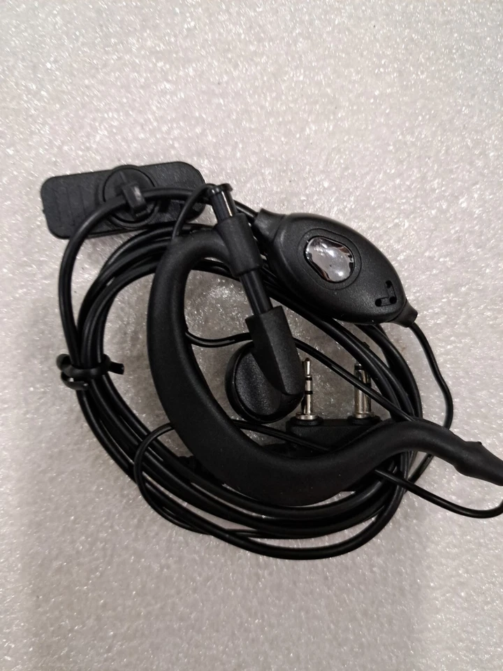 ( 1 units ) 2Pin PTT Earpiece Walkie Talkie Headset For KENWOOD - Image 2 of 3