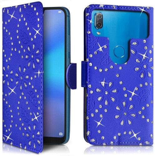 Étui Portefeuille Diamant Blanc (Ref.8-C) pour Smartphone Logicom ID