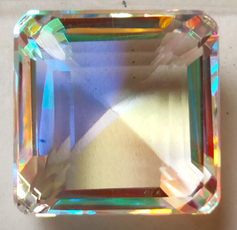 AAA+ Large Mystic Quartz 57.30 Ct. Square Cut Loose Gemstone Gift For Women/Her - Image 2 of 4