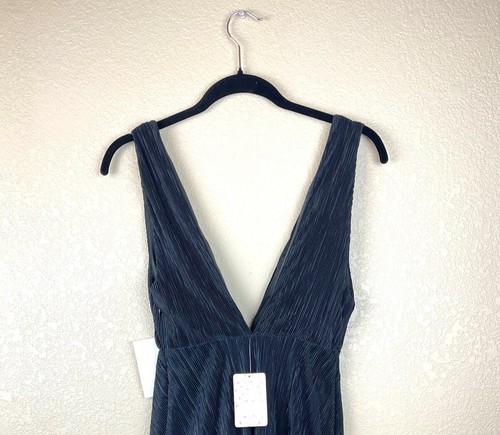 Vestido Free People Talla 0 Pequeño Negro Twist & Shout Fiesta Salir Negro Nuevo con Etiquetas $250 - Imagen 4 de 9
