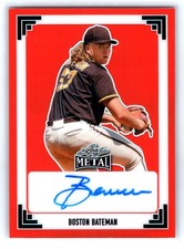 2024 Leaf Metal Baseball Auto #/20 Boston Bateman
