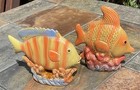 Tradewind Bay Ceramic Fish Figurines By The Shore Set Of 2 Multicolor — photo 2