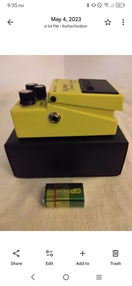 BOSS SD - 1.  SUPER OVERDRIVE  - Image 3 of 4