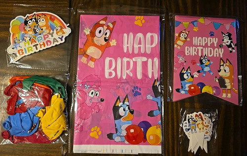 bluey birthday party decorations - Picture 1 of 10